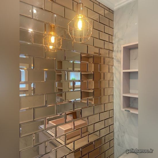 مدل آینه کاری روی دیوار 2023 - 1402