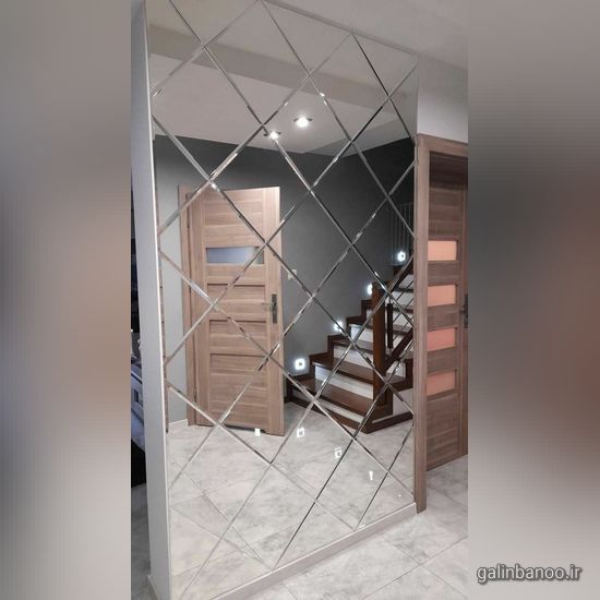 مدل آینه کاری روی دیوار 2023 - 1402