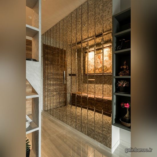 مدل آینه کاری روی دیوار 2023 - 1402