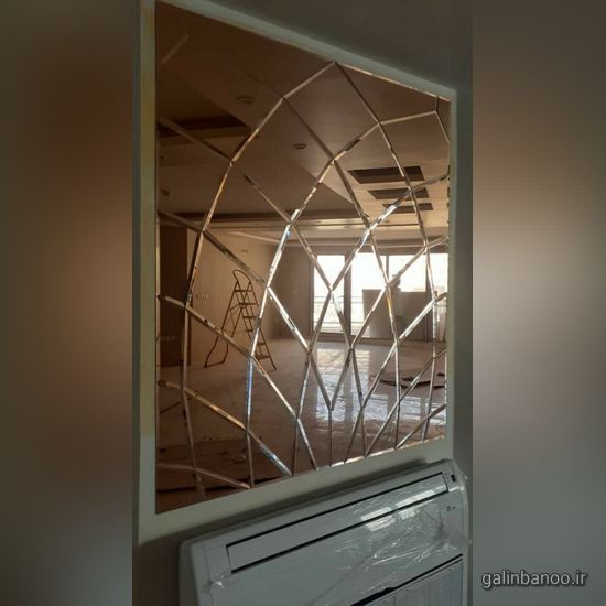 مدل آینه کاری روی دیوار 2023 - 1402