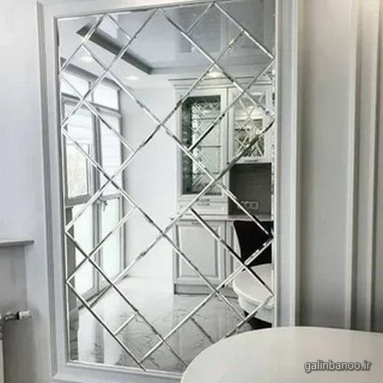 مدل آینه کاری روی دیوار 2023 - 1402