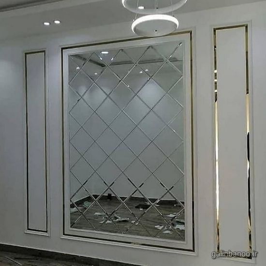 مدل آینه کاری روی دیوار 2023 - 1402