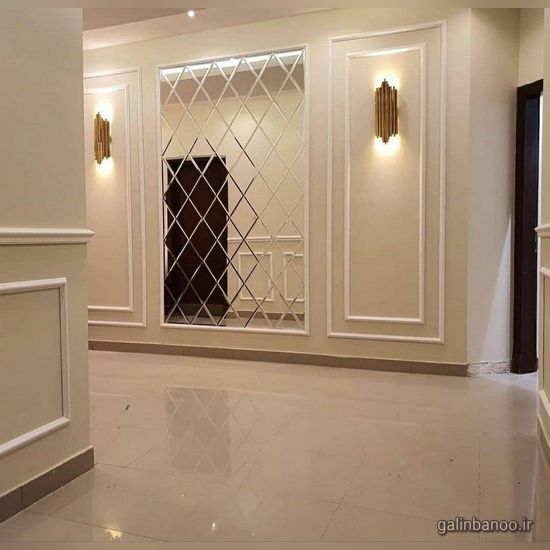 مدل آینه کاری روی دیوار 2023 - 1402