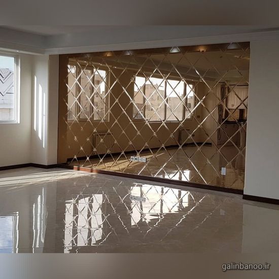 مدل آینه کاری روی دیوار 2023 - 1402