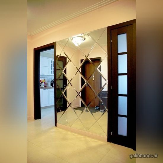 مدل آینه کاری روی دیوار 2023 - 1402
