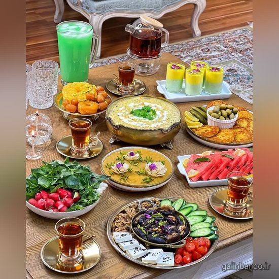 مدل تزیین سفره مهمانی 2023 - 1402