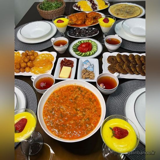 مدل تزیین سفره مهمانی 2023 - 1402