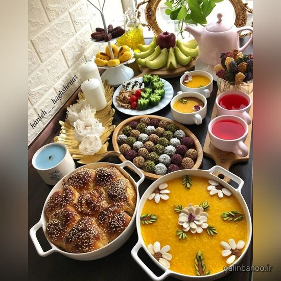 مدل تزیین سفره مهمانی 2023 - 1402