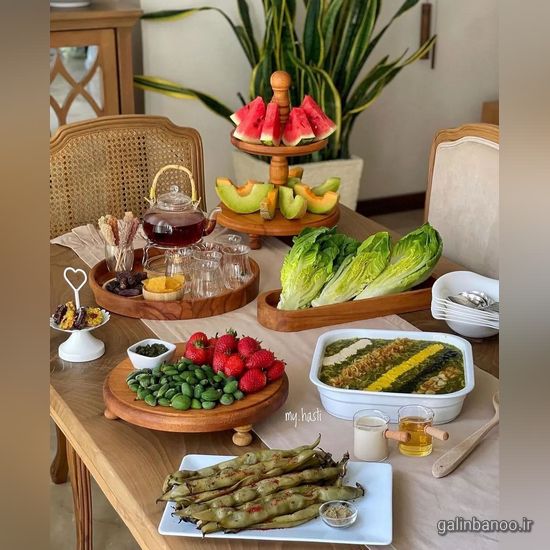 مدل تزیین سفره مهمانی 2023 - 1402