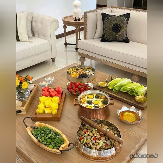 مدل تزیین سفره مهمانی 2023 - 1402