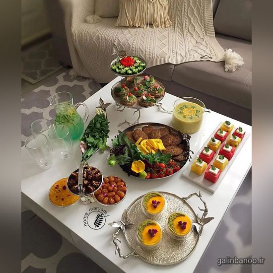 مدل تزیین سفره مهمانی 2023 - 1402