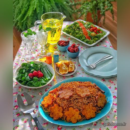 مدل تزیین سفره مهمانی 2023 - 1402