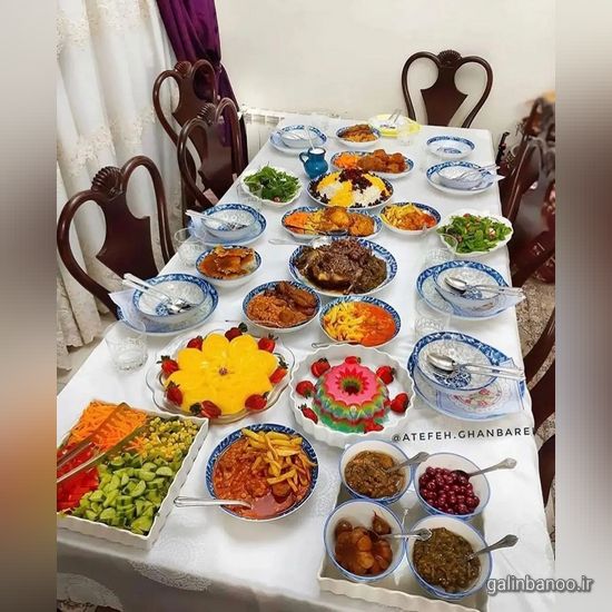 مدل تزیین سفره مهمانی 2023 - 1402