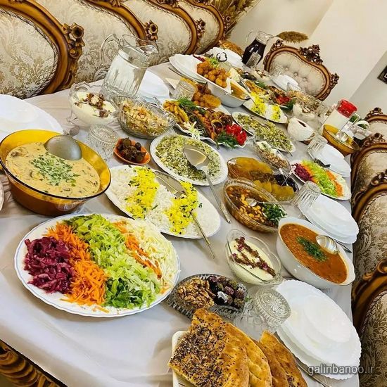 مدل تزیین سفره مهمانی 2023 - 1402