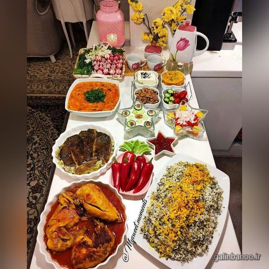 مدل تزیین سفره مهمانی 2023 - 1402