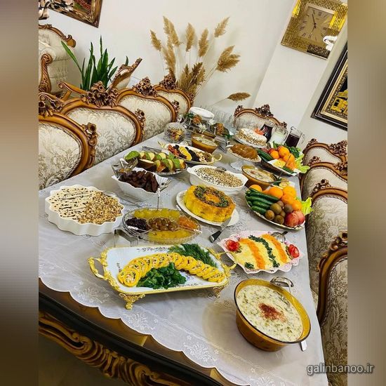مدل تزیین سفره مهمانی 2023 - 1402