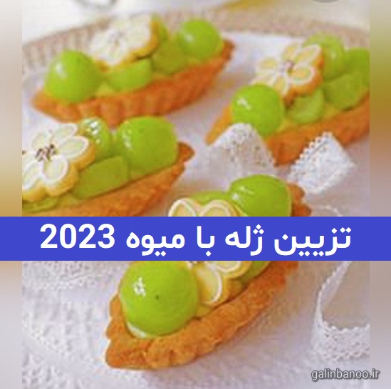مدل تزیین ژله با میوه 2023 - 1402