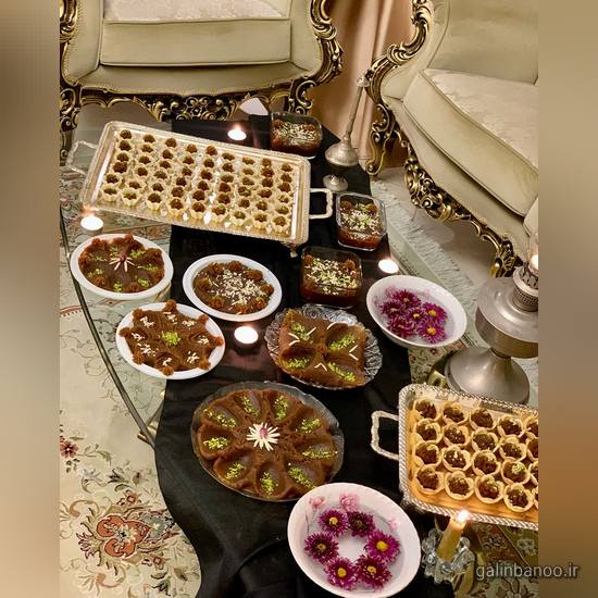 مدل تزیین حلوا مجلسی 2023 - 1402