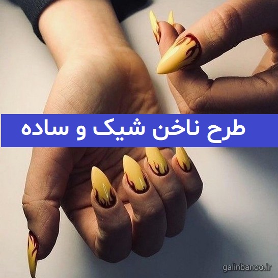 طرح ناخن شیک و ساده 2023; برای خانم های اهل مد
