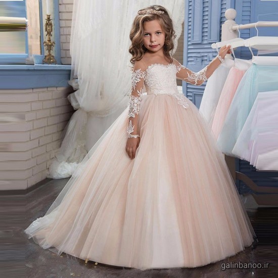 مدل لباس عروس بچه گانه 2023 - 1402