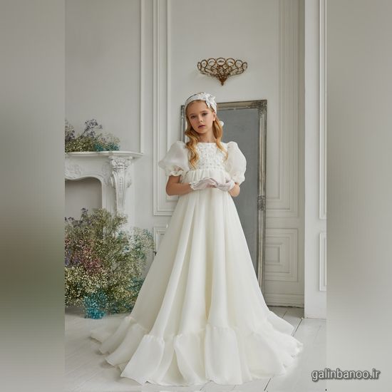 مدل لباس عروس بچه گانه 2023 - 1402