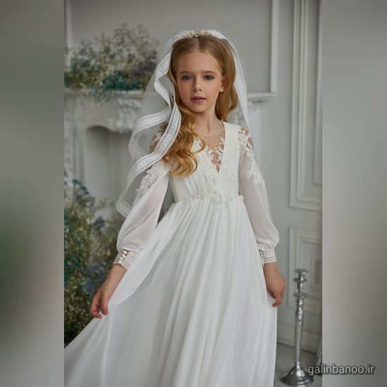 مدل لباس عروس بچه گانه 2023 - 1402