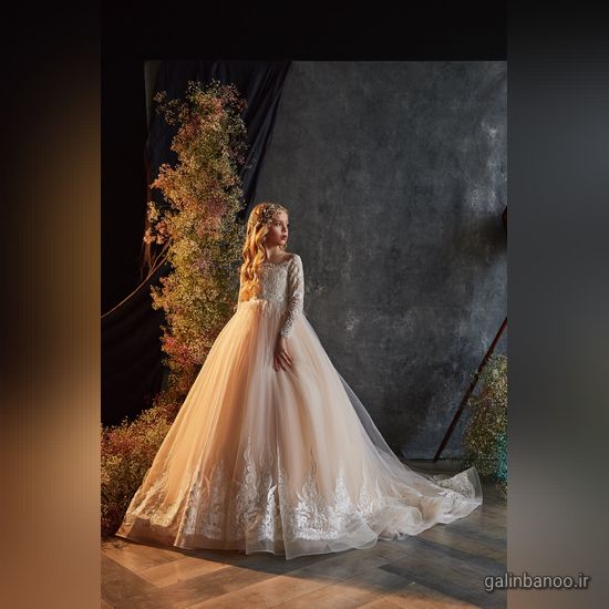 مدل لباس عروس بچه گانه 2023 - 1402