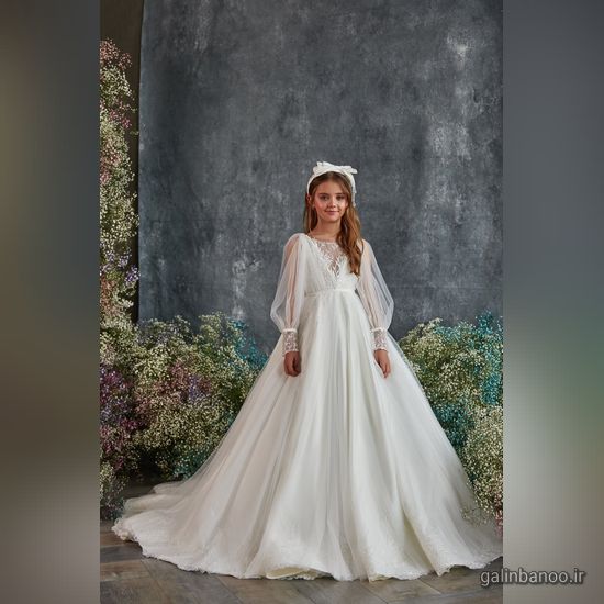 مدل لباس عروس بچه گانه 2023 - 1402