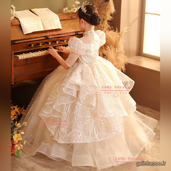 مدل لباس عروس بچه گانه 2023 - 1402
