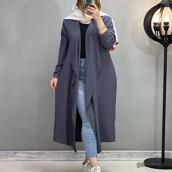 مدل مانتو شیک و باکلاس بلند 2023 - 1402