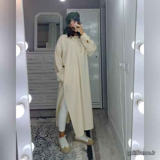 مدل مانتو شیک و باکلاس بلند 2023 - 1402