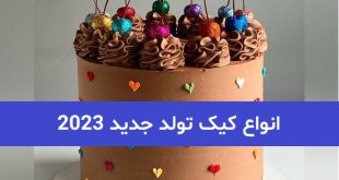 انواع کیک تولد جدید 2023; با رنگ های شاد و تم های جدید