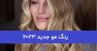 رنگ مو جدید ۲۰۲۳; برای سالن های بزرگ و حرفه ای