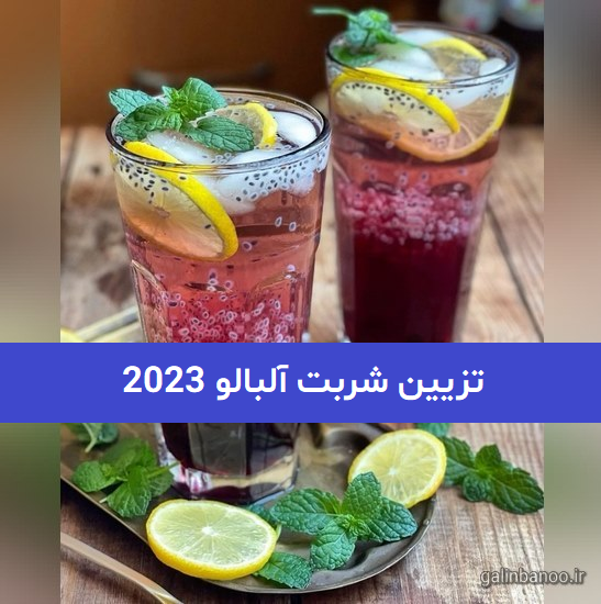 تزیین شربت آلبالو 2023; برای دورهمی تابستانه