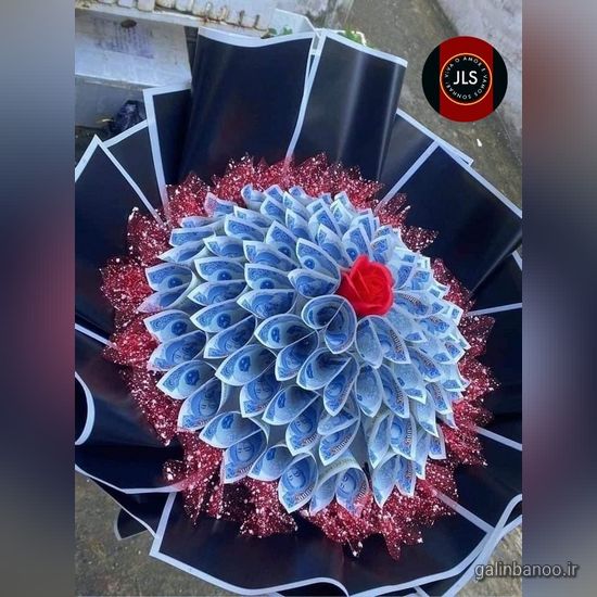 مدل تزیین پول به شکل گل 2023 - 1402