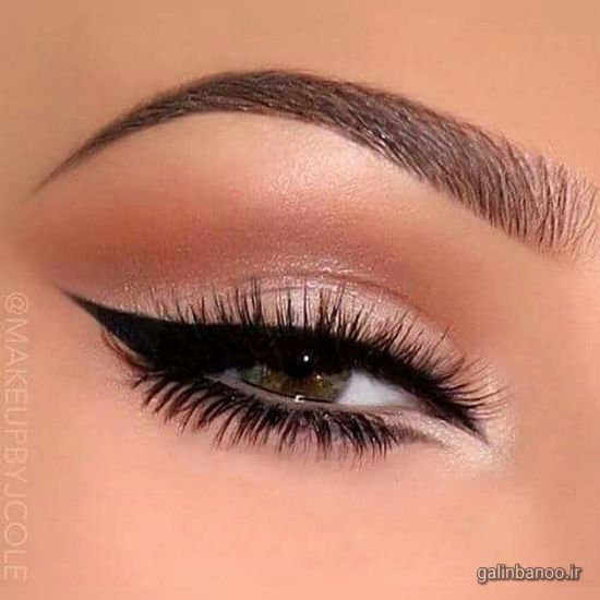 خط چشم دخترانه ساده و جذاب