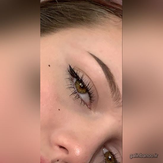 مدل تاتو خط چشم با استایل جدید
