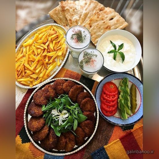 تزیین شامی کباب 2023 - 1402