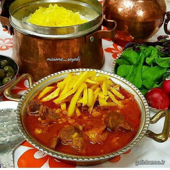 تزیین قیمه مجلسی 2023 - 1402