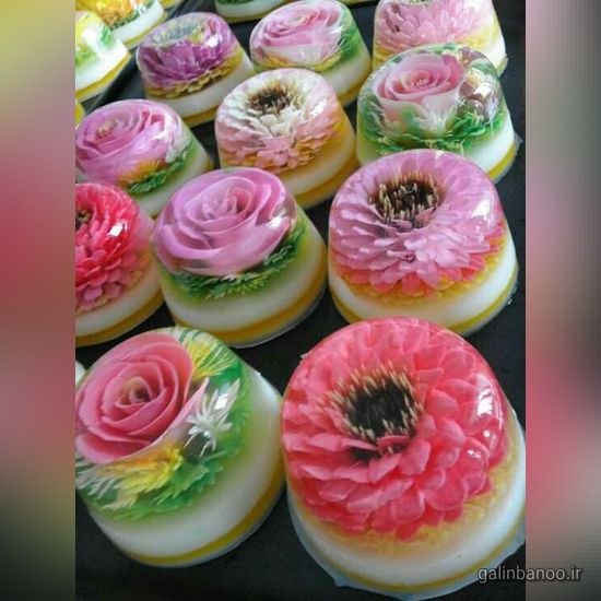 تزیین ژله ساده 2023; با اسمارتیز در جام و ظرف یکبار مصرف