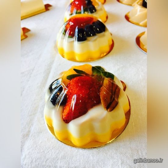 تزیین ژله ساده 2023; با اسمارتیز در جام و ظرف یکبار مصرف