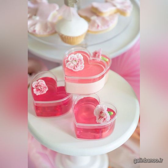 تزیین ژله ساده 2023; با اسمارتیز در جام و ظرف یکبار مصرف