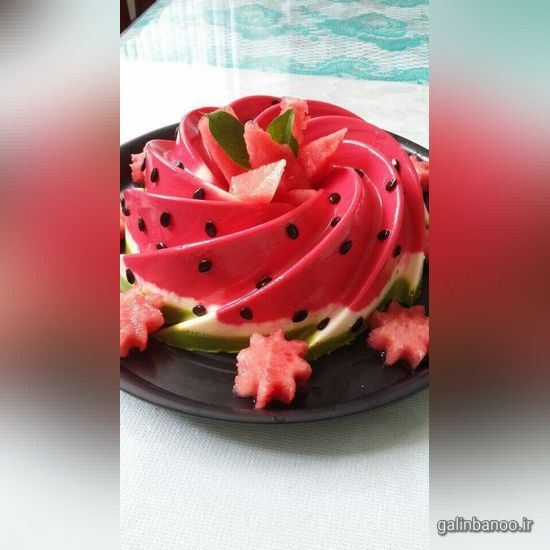 تزیین ژله ساده 2023; با اسمارتیز در جام و ظرف یکبار مصرف