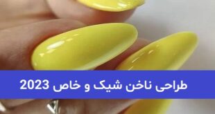 طراحی ناخن شیک و خاص 2023; با رنگ های بسیار زیبا