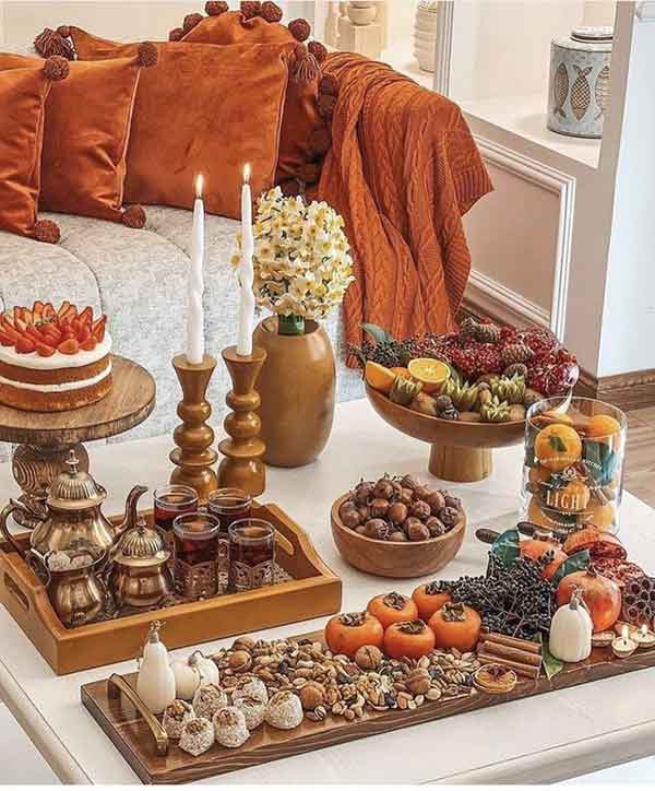 50 تزیین شب یلدا ۱۴۰۲ جدید و متفاوت ویژه سال 1402 