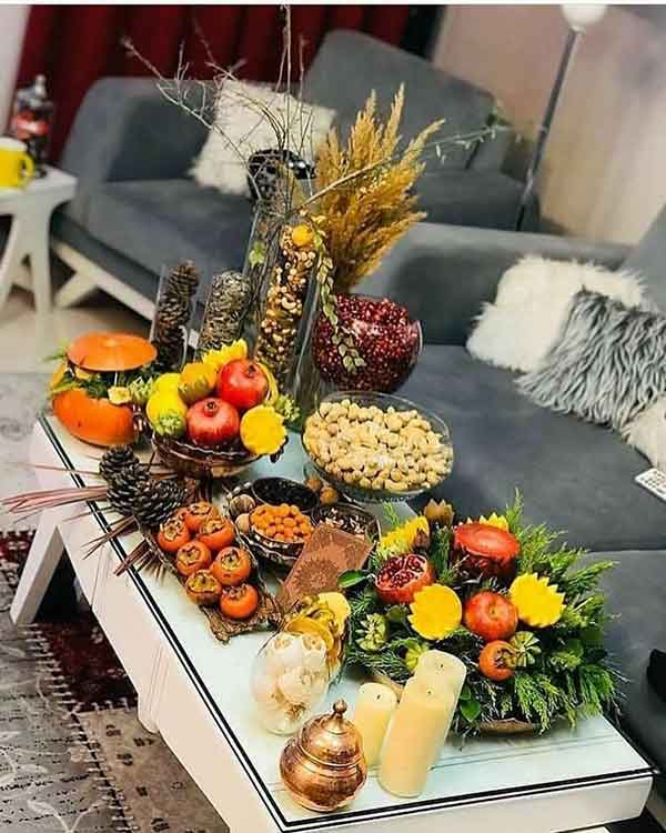 50 تزیین شب یلدا ۱۴۰۲ جدید و متفاوت ویژه سال 1402 