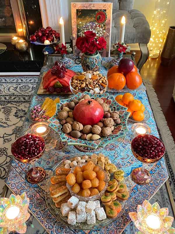 50 تزیین شب یلدا ۱۴۰۲ جدید و متفاوت ویژه سال 1402 