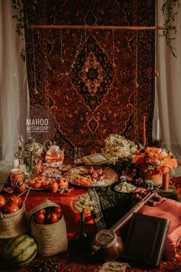 50 تزیین شب یلدا ۱۴۰۲ جدید و متفاوت ویژه سال 1402 