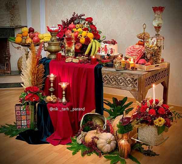 50 تزیین شب یلدا ۱۴۰۲ جدید و متفاوت ویژه سال 1402 