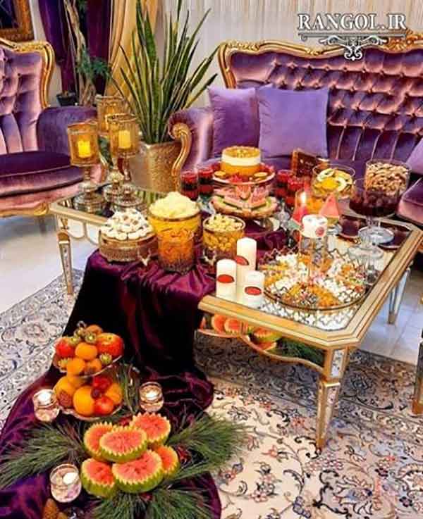 50 تزیین شب یلدا ۱۴۰۲ جدید و متفاوت ویژه سال 1402 